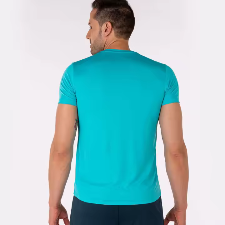 Camiseta Joma Record Ii Turquesa Flúor Tee 102227-010 - 1
