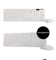 Teclado y ratón inalámbricos 2,4G, Kit de ratón silencioso, teclado ultradelgado con película protectora para ordenador portátil y PC - details 1