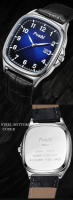 Reloj De Hombre POSHI Moda Cuero Resistente Al Agua Calendario Luminoso Deportivo Estilo Casual Y Lujo Movimiento Cuarzo - details 3
