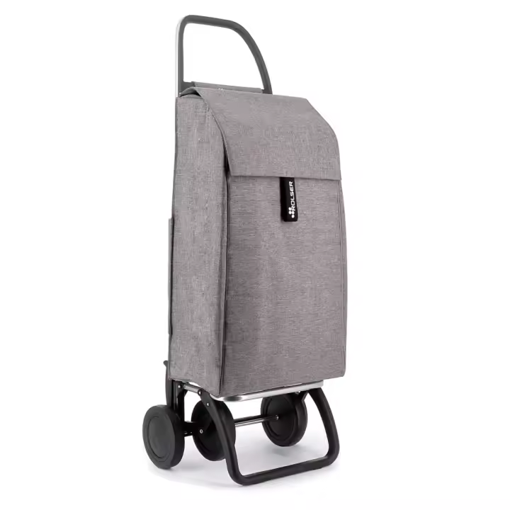 Carro de Compras Rolser Jolie Tweed 4 Gris - Aluminio - Gran Capacidad - Ruedas Plegables - 1