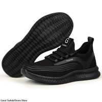 Zapatos De Seguridad Con Punta De Acero Para Hombre Ligeros Y Transpirables Botas De Trabajo Con Malla Cierre De Lazo Antipinchazos Y Resistente Al Desgaste - details 12