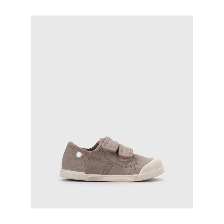 IGOR LONA CACAO Zapatillas de lona niño 34721 25V LONA VELCROS CACAO - 1