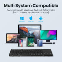 Teclado Bluetooth Plegable Recargable Jomaa Con Touchpad Para Tablet iPad Soporte De Lenguajes Hebreo Coreano Ruso Compatible Con Laptop Y Tablet - details 6