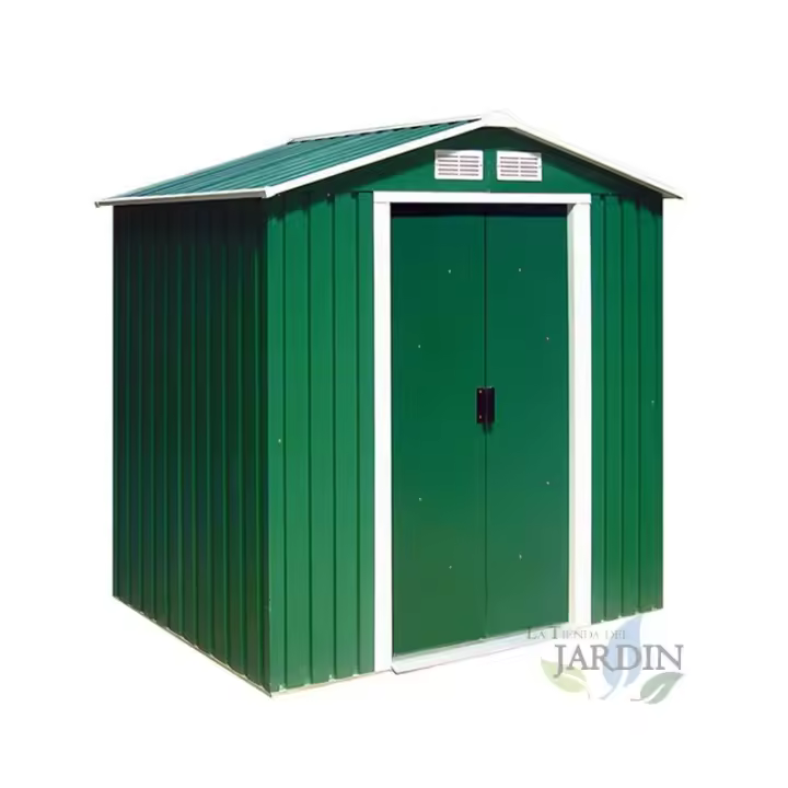 Suinga Caseta Metálica Verde 2,71 M2 con Puertas Correderas - 1
