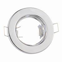 6PCS Soporte Redondo Para Spot LED Revestido De Metal Ajustable GU10 Base De Luz Para Techo Fijación Recessed Compatible Con Foyer - details 15