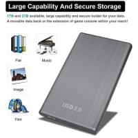 Disco duro externo de 1 TB - Negro - USB3.0 - 2,5