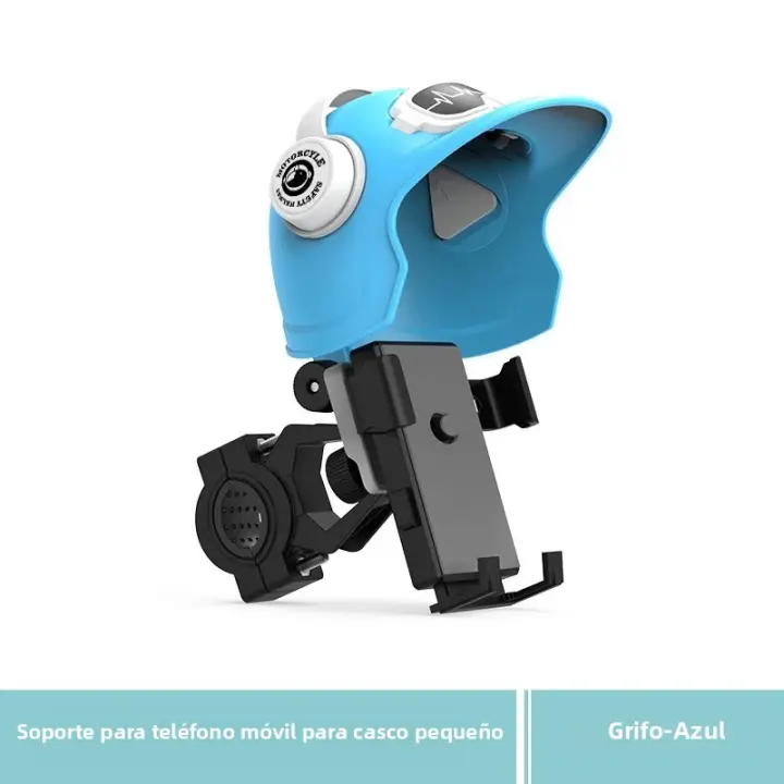 Soporte De Teléfono Para Motocicleta Impermeable Con Sombrilla Navegación Portátil Para Entregador De Comida Montura De Vehículo Unisex - 1