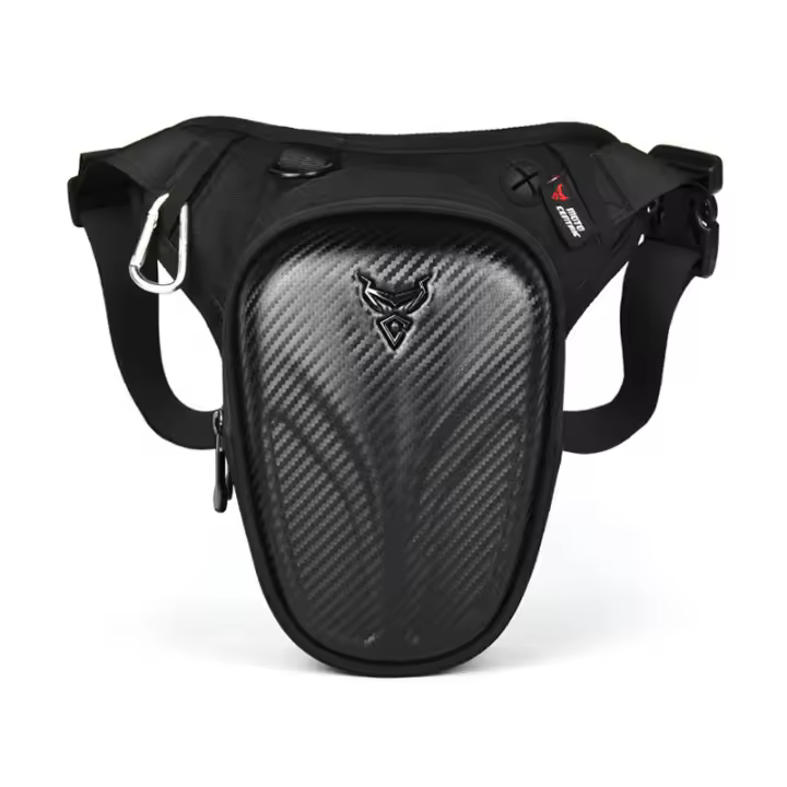 Bolsa Lateral Impermeable Para Motocicleta Moto Carrilera Casual Exterior Bolsa De Cinturón De Hombro Duro Para Motorbike - 1
