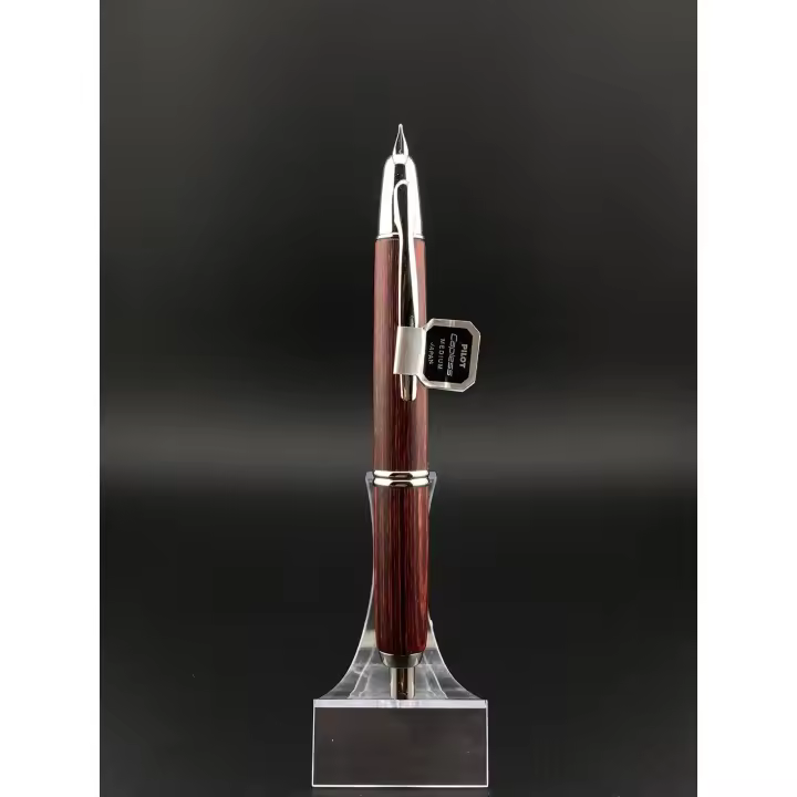 Pluma Estilográfica Pilot Capless Edición Especial Madera de Abedul Roja - 1