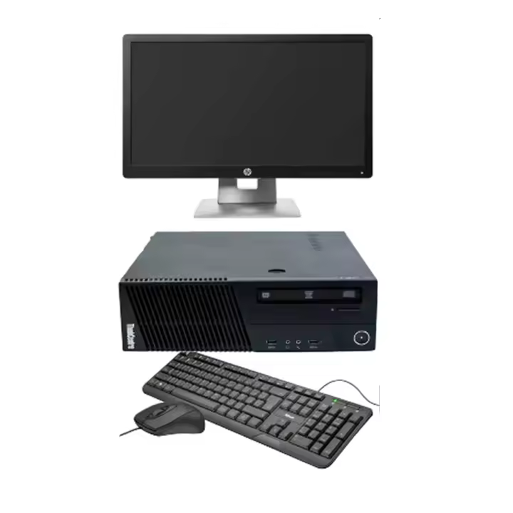 Ordenador de sobremesa  completo lenovo m93p sff core i5  4gb Ram 120 gb ssd + monitor 20 pulgadas+ teclado+ raton - 1