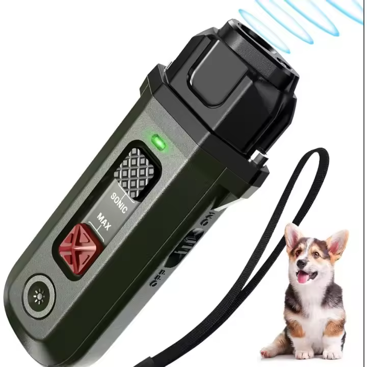 Dispositivo Antiladridos Ultrasónico Recargable para Perros - Control de Ladridos a 33 Pies - 1