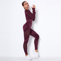 SSIT
Conjunto de Yoga sin costura Para Mujer, ropa Deportiva de 2 piezas, Short Top, sujetador, Leggings, traje de entrenamiento Para Gimnasio - details 18