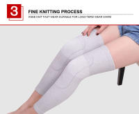 AOLIKES 1Par De Protetor De Rodilla Largo Para Deporte Y Exterior Alivio De Artritis Alta Elasticidad Soporte Calf Leg Protector De Rodilla - details 4