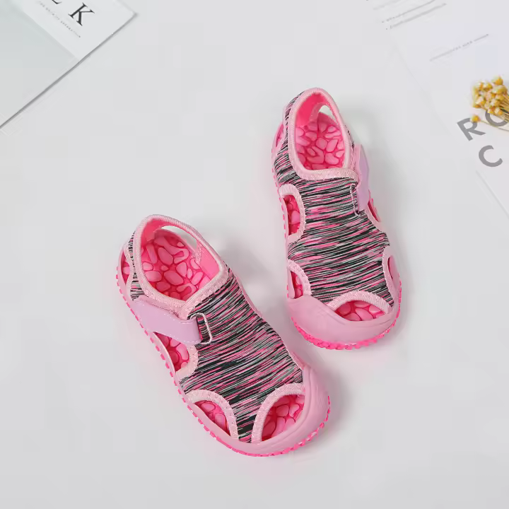 Mov Sandalias de playa antideslizantes para niños y niñas, zapatos de fondo suave, deportes acuáticos al aire libre, Verano - 1