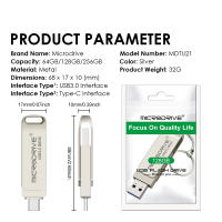 Pendrive USB 3.0 Tipo C 128GB 64GB MicroDrive Para Teléfono Y PC Regalo Flash Disk Stick De Alta Velocidad Compatible Con Windows Y Android - details 8