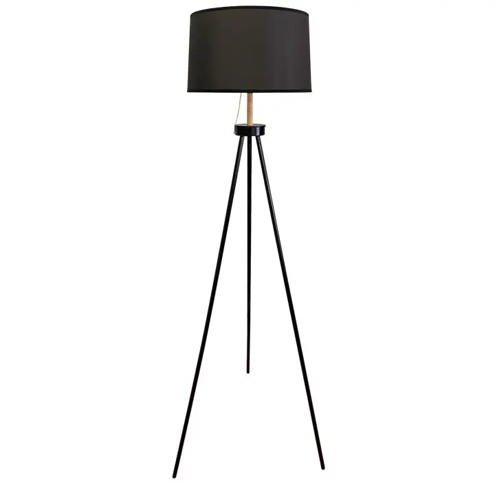 BEL AIR HOME - Lámpara de Pie NAPOLI Trípode de 3 Patas, Altura 160 CM, Diseño Elegante y Moderno - 1