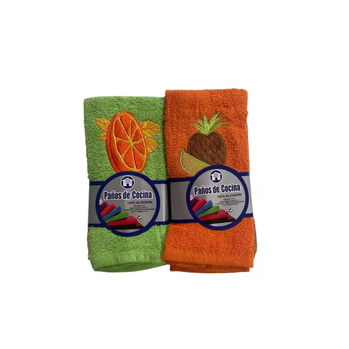 Paños de cocina 100% algodón. Pack de 2 - 1