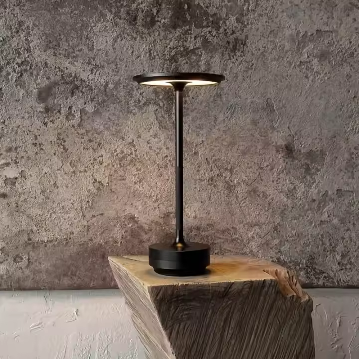 Lámpara de mesa inalámbrica con sensor táctil, recargable, luz nocturna de escritorio, lámpara de lectura LED para decoración de restaurantes, hoteles, bares y dormitorios. - 1