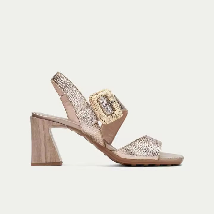 Calzado Sandalias marca Hispanitas modelo Hv253908-C009 para mujer en color metal - 1