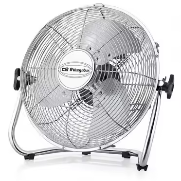 Ventilador Industrial Orbegozo PW 1332  | 30,0 cm, 45 W, Inox, Caudal de aire, Cabezal orientable, Seguridad antivuelco, Asa de transporte - 1
