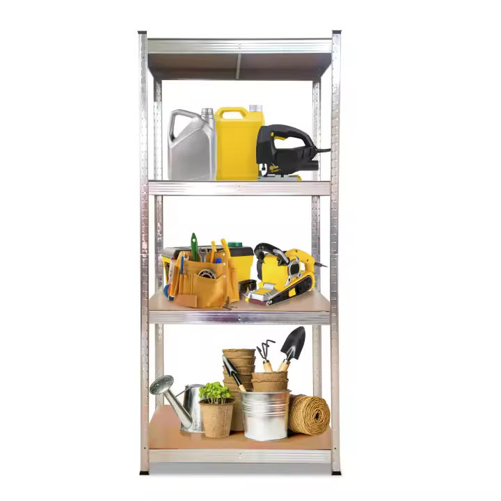 Estanteria Metálica Galvanizada Nyana Home 700kg 4 Baldas 160x80x40cm - 1