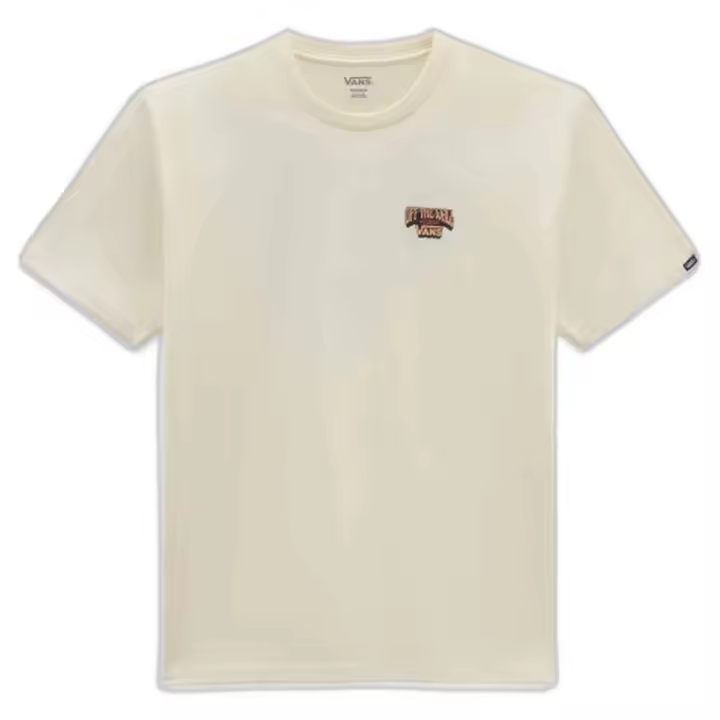 Camiseta de Manga Corta Vans Retro Roll para hombre en color beige - 1