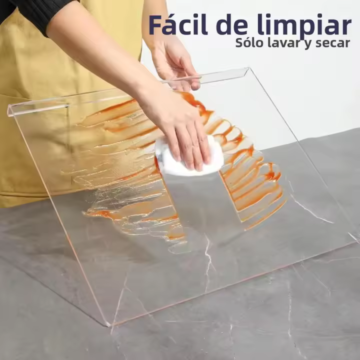 Tablas De Corte De Acrílico Para Cocina Translúcidas Con Borde Antideslizante Para Charcutería Y Accesorios De Cocina - 1