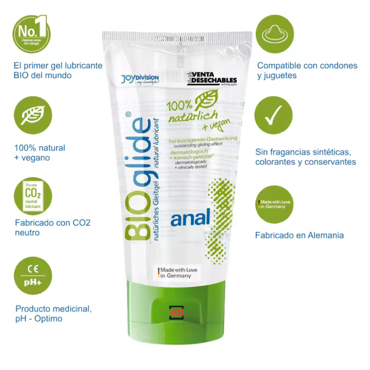 Bioglide Lubricante Bioglide Anal 80ml 4028403110108 - 1
