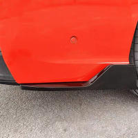 2PCS Almohadilla De Parachoques Trasero Universal Para Coche Fins De Parachoques Laterales Protector De Bumper En Fibra De Carbono ABS - details 5