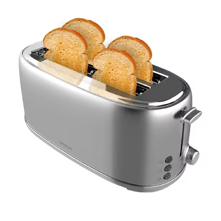 Cecotec Tostador vertical Tostador Vertical Toast&Taste 1600 Retro Double Inox - 1