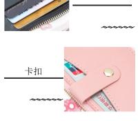 Nueva Monedero Multicartas Diseño Niche Caramelo Colorido Pequeño Y Fresco Para Mujer Material PU Cierre Zipper - details 4