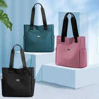 Bolso De Hombro Nylon Impermeable Gran Capacidad Bolso Tote Para Trabajo Escuela Y Viaje Ligero Y Práctico Para Mujer - details 3