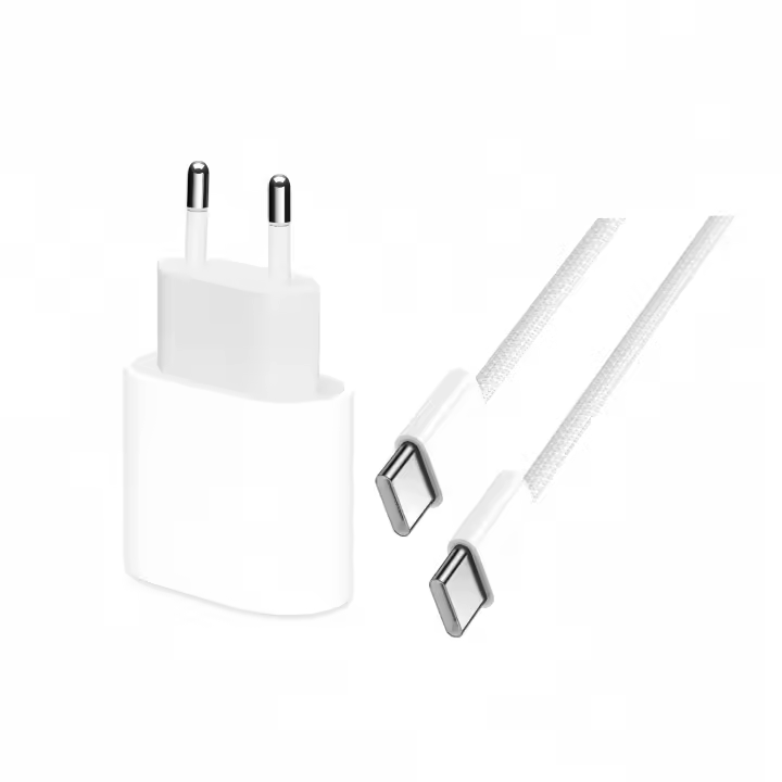 Cargador para Iphone 15, Carga Rápida de 35W con Cable de nailon USB C de 1M , - 1