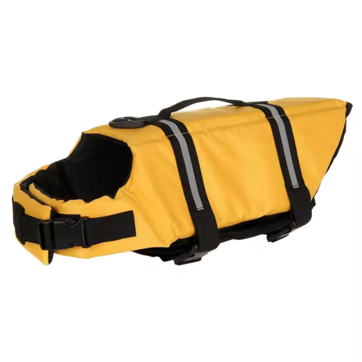 Chaleco De Natación Para Perros De Verano Con Reflejante Ropa De Seguridad Para Mascotas Mediana Y Grande Traje De Natación Para Puppies - 1