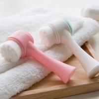 Cepillo Facial De Silicona Doble Cara Suave Para Masaje Y Limpieza Profunda Eliminación De Puntos Negros Sin Fuerza Eléctrica - details 1