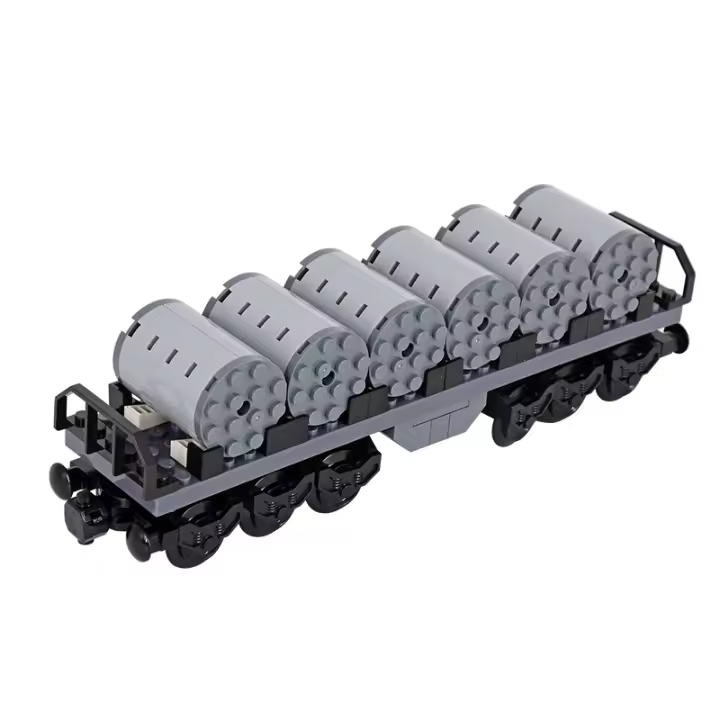 Bloques De Construcción MOC City Para Niños Creativos Idea De Transporte De Cabo Carro De Carga Base De Tren DIY Juguetes Técnicos De Alta Tecnología - 1
