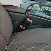 Extensor De Cinturón De Seguridad Para Coche 1Pc Cubierta De Cinturón De Asiento Con Extensión Y Clip De Cierre Accesorio De Coche Negro Beige Gris - details 1