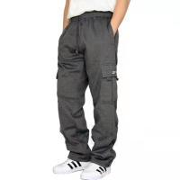 Nuevos Pantalones Deportivos Largos Para Hombres Y Mujeres 2024 Pantalones De Correr Sueltos Y Suaves De Fleece Para Otoño E Invierno Talla Verdadera Color Variado - details 12