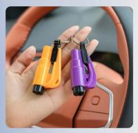 Llave De Coche Portátil Con Martillo De Seguridad Rompe Vidrio Y Corte De Cinturón De Seguridad Herramienta De Rescate Emergente Para Auto - details 8