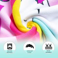 Toalla Infantil con Capucha Poncho de Baño, de playa, de piscina para Niñas Niños Toalla de Playa Super Suave Absorbente Secado Rapido Toalla (Poni). Gafas de sol de Regalo!!! - details 5