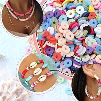 Kit De Hacer Pulseras Con Bolas De Arcilla DIY Kit De Joyería De Amistad Con Encantos Y Bolas Heishi De Polímero Para Regalos - details 6