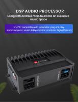 Junsun-AMPLIFICADOR DE POTENCIA DSP para coche procesador de Audio agudos graves especiales para mejorar la calidad del sonido Subwoofer de Audio 4x47W - details 0