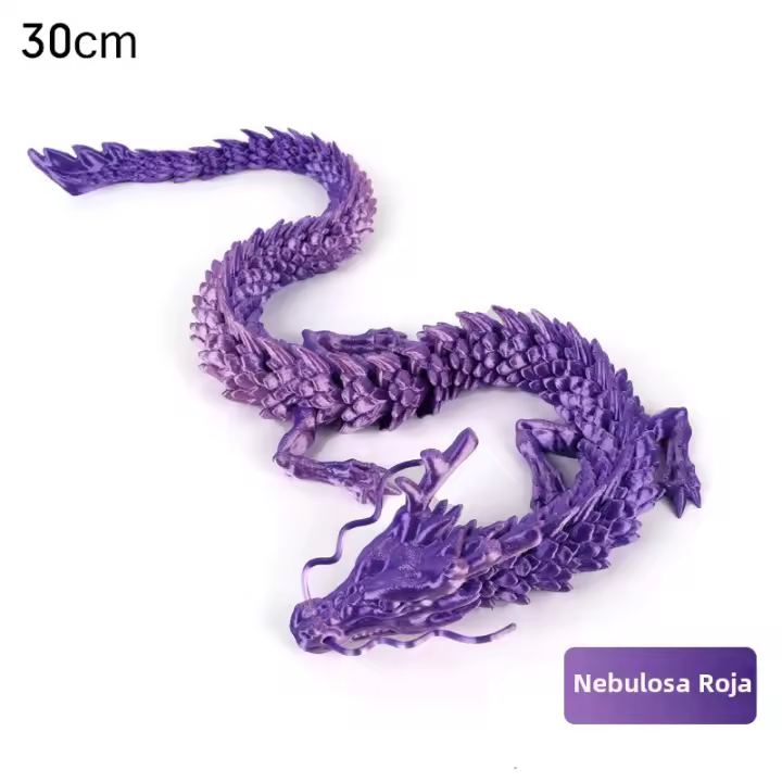 Adornos De Dragón Conjunto 3D Imprimido Móvil Dibujos Animados Creativos Decoración Para Jardín Y Acuarios 30cm - 1