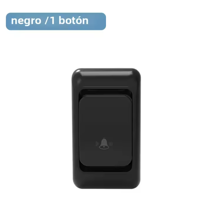Interfono Inalámbrico Exterior Con 38 Melodías Resistente Al Agua 150m De Alcance Kit De Campana De Puerta Para Casa Chime Welcome - 1