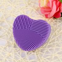 Limpiador de silicona para lavar brochas de maquillaje, guante de silicona con forma de corazón, aplicador de maquillaje de silicona - details 1