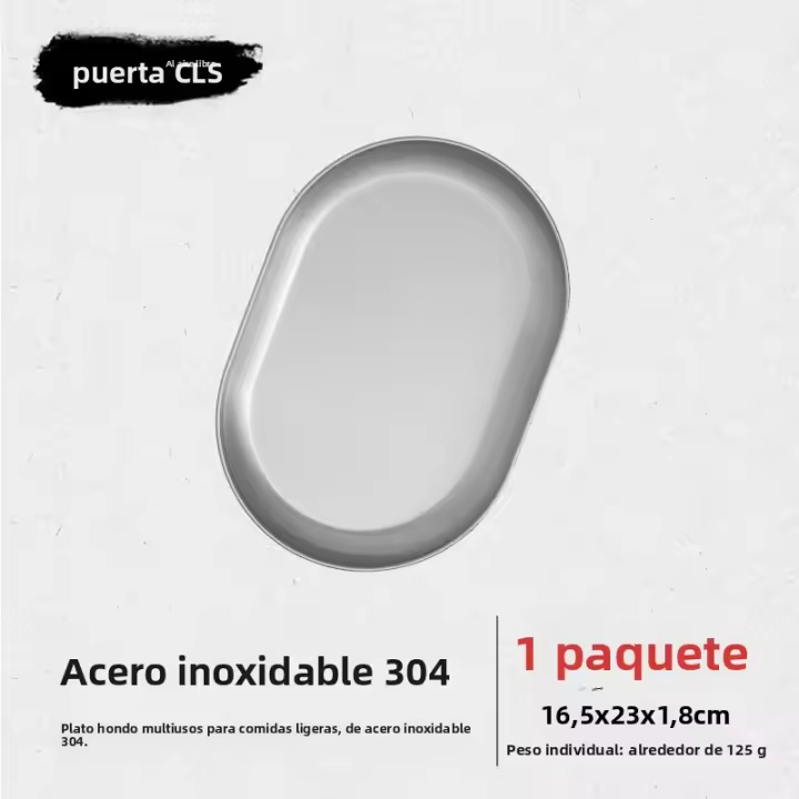 PLATO PEQUEño Y OLLA GRANDE DE ALCANCE LARGO DE ACERO INOXidable 304 CLS&NOBANA Para Camping Y Viajes Portátil Para Barbacoa Y Uso Doméstico - 1