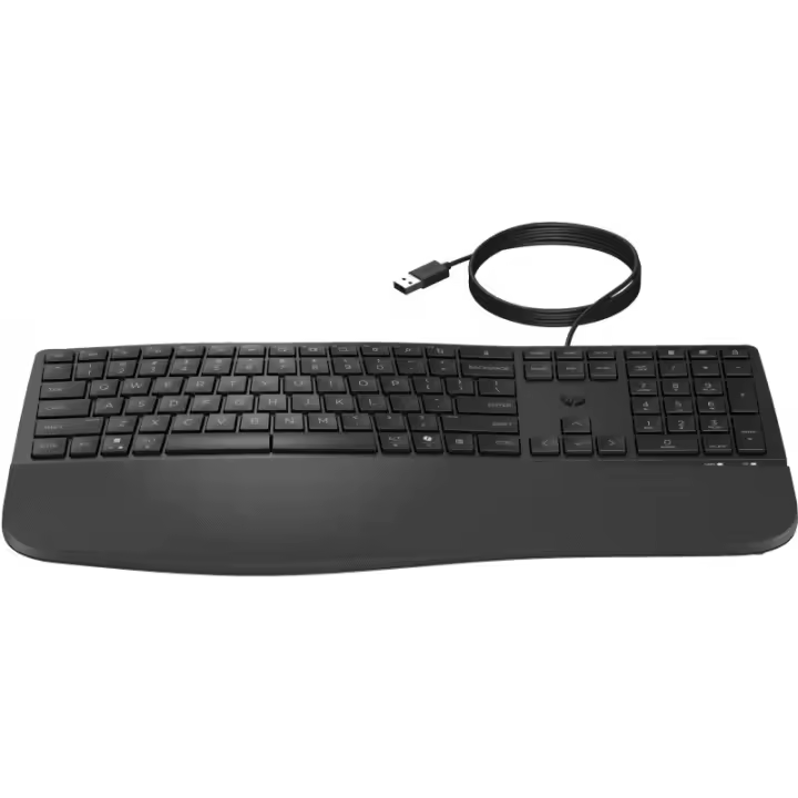 HP - Teclado con cable 480 Comfort 8T6M1AA - 1
