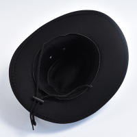 Sombrero De Vaquero Vintage De Seda Artificial Con Borde Grande Para Hombres Y Mujeres Disfraz De Cosplay Para Fiestas Y Vacaciones - details 8