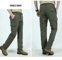 Pantalones Tácticos De Verano Para Hombre Estilo Militar Impermeables Con Bolsillos Para Camping Y Actividades Al Aire Libre - details 3