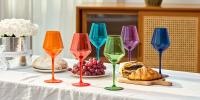 MICHLEY Vaso De Vino De Plástico Tritan Eco-amigable Inquebrantable Para Fiesta Familiar Y Bar 2/4 Piezas Transparentes Reutilizables - details 0